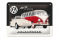 Preview: Blechschild "Volkswagen Käfer & Bulli" - 20 x 15cm